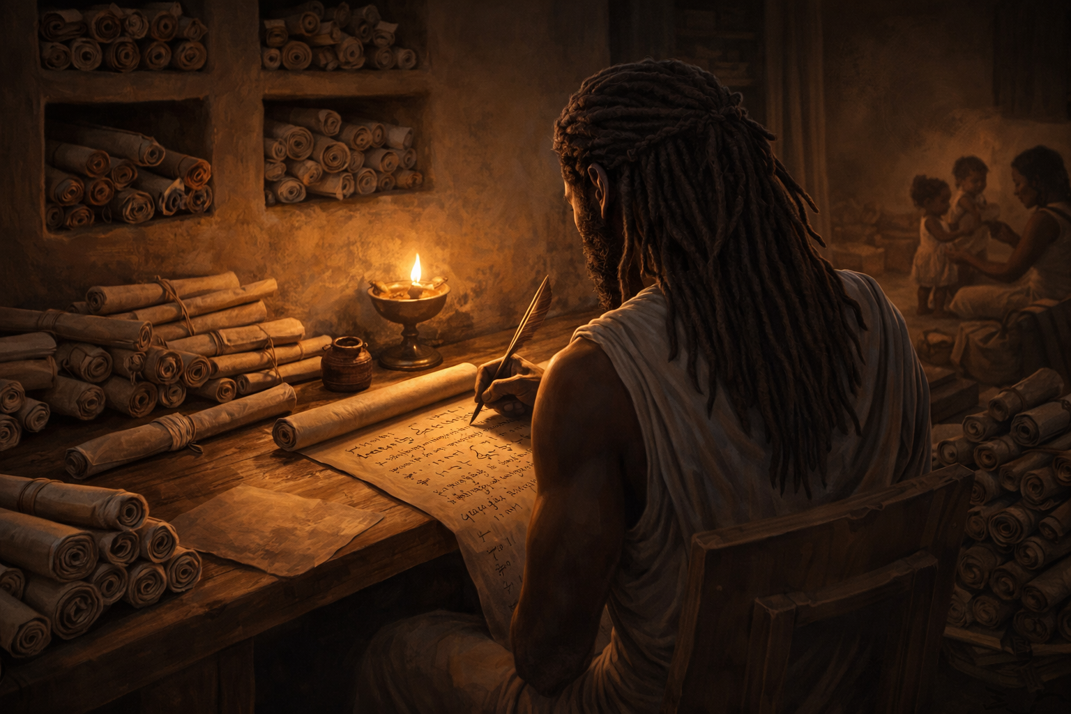 A scribe